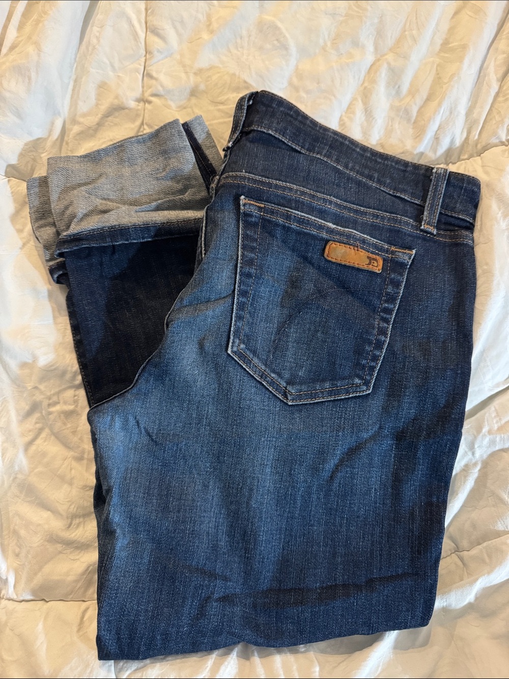 Joe’s Cuffed Women's Dark Blue Denim Jeans 31
